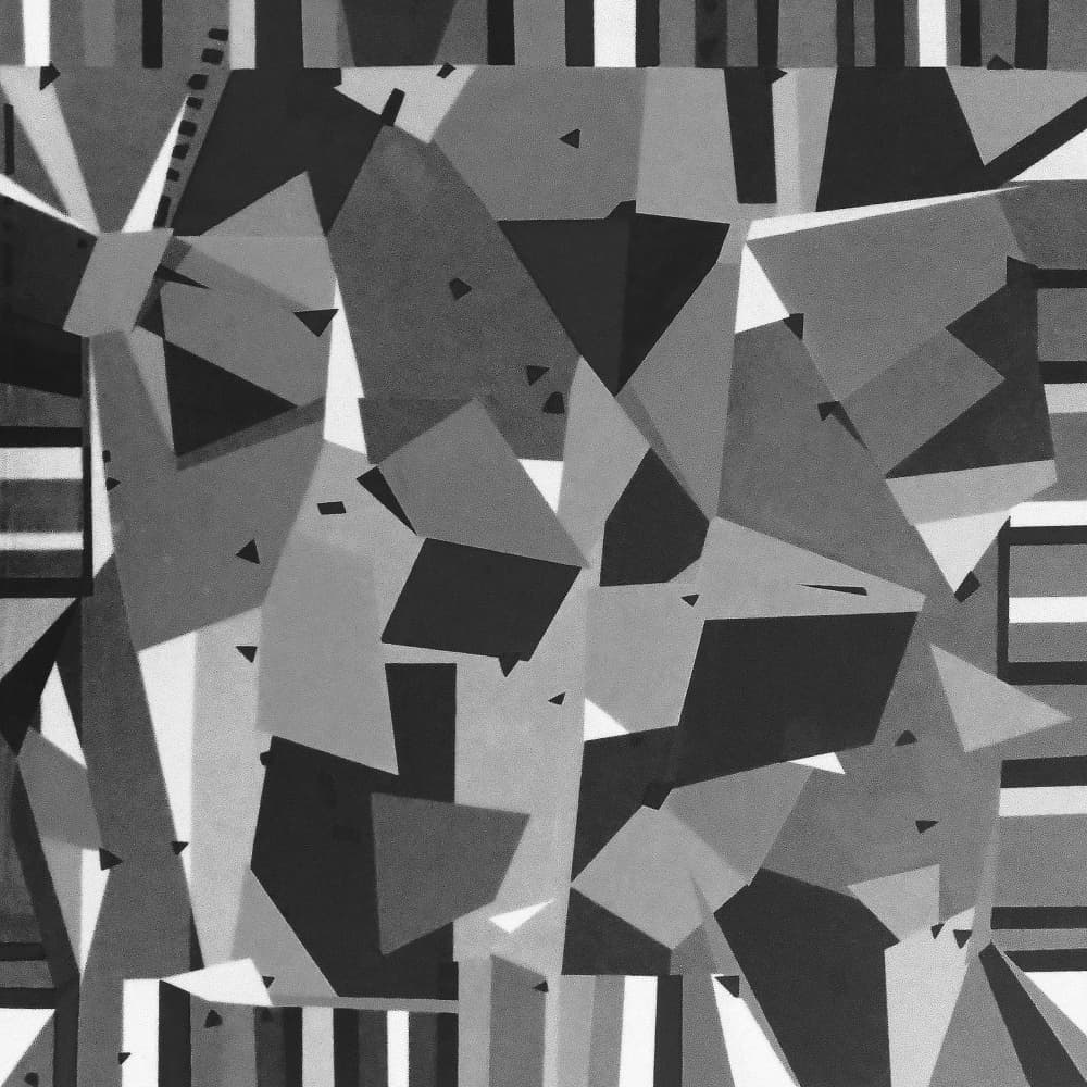 Dynamic Geometric Composition by Vanessa Ryan — canvas wall art