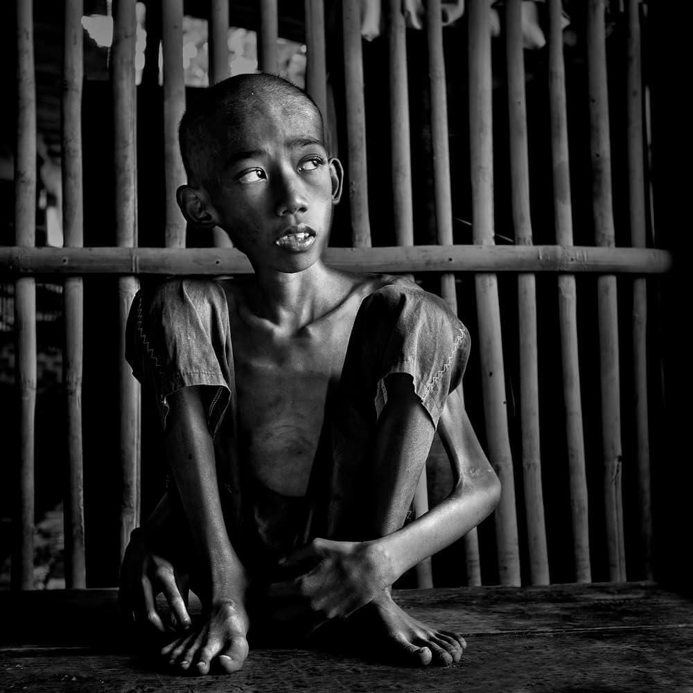 Vulnerable Child Portrait by Gunarto Song — canvas wall art