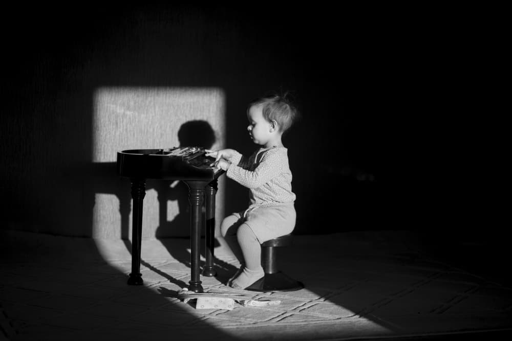 Little Musician by Aleksandra Brodecka — canvas wall art