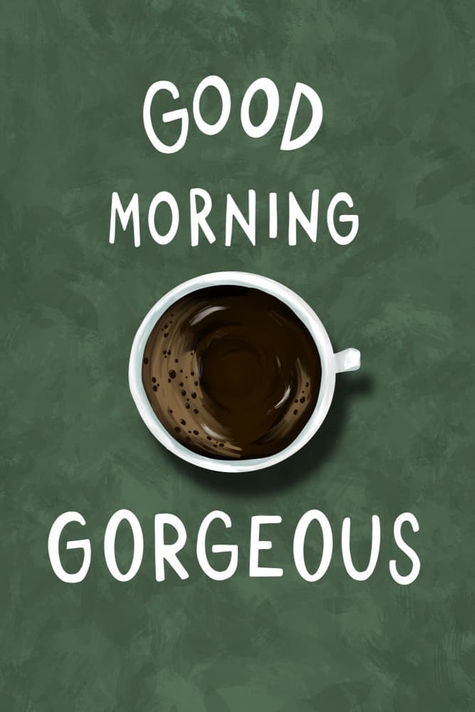 Good Morning Gorgeous by EMELIEmaria — canvas wall art