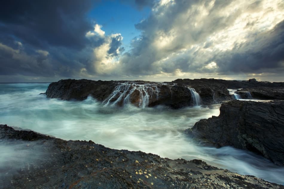 Dramatic Coastal Flow by Mel Brackstone — canvas wall art