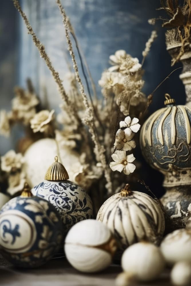 Elegant Ornaments by Treechild — canvas wall art