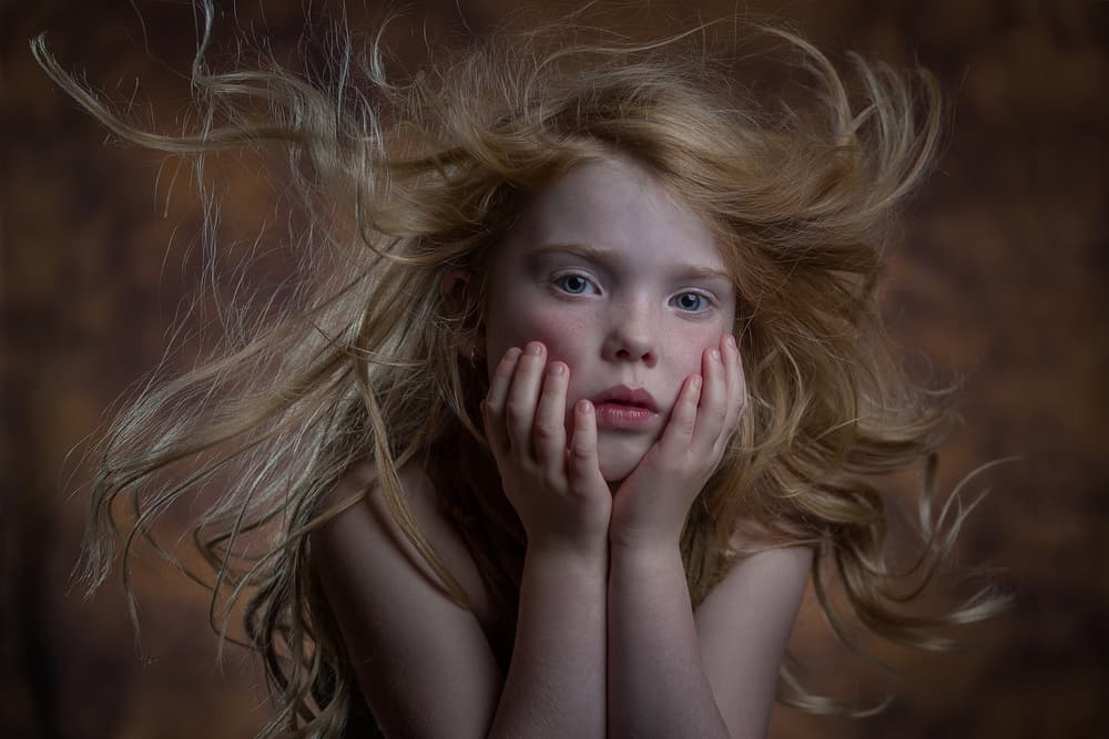 Ethereal Child Portrait by Carine Belzon — canvas wall art