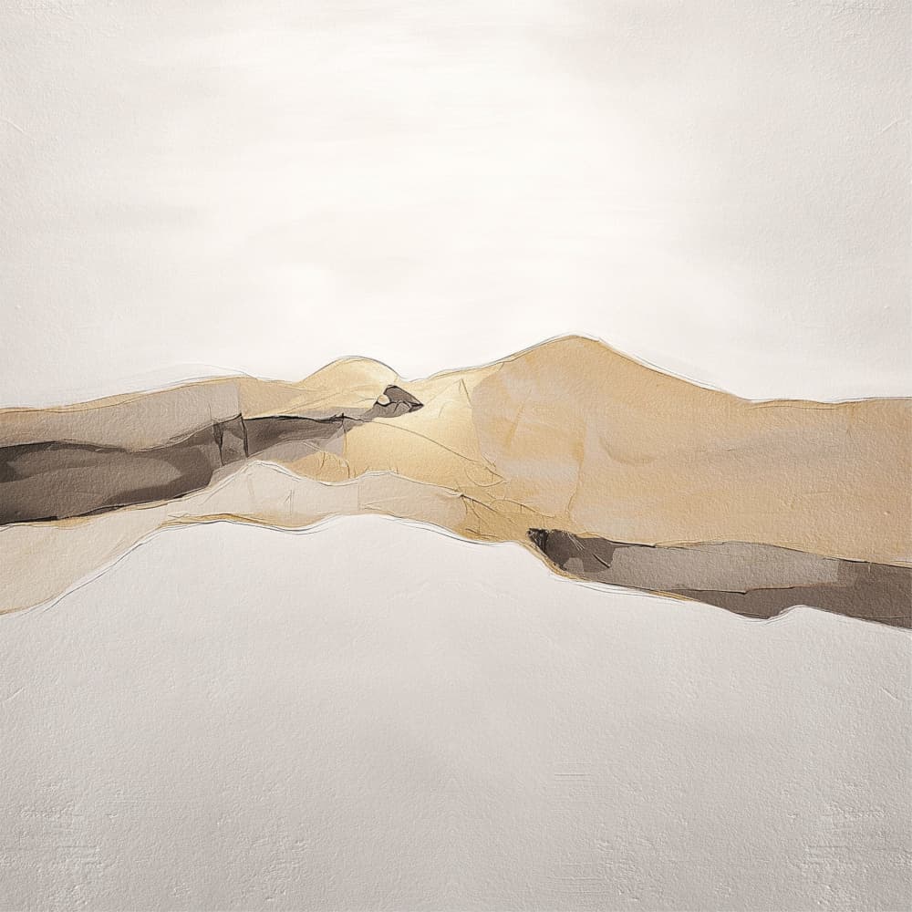 Abstract Dunescape by Alma — canvas wall art