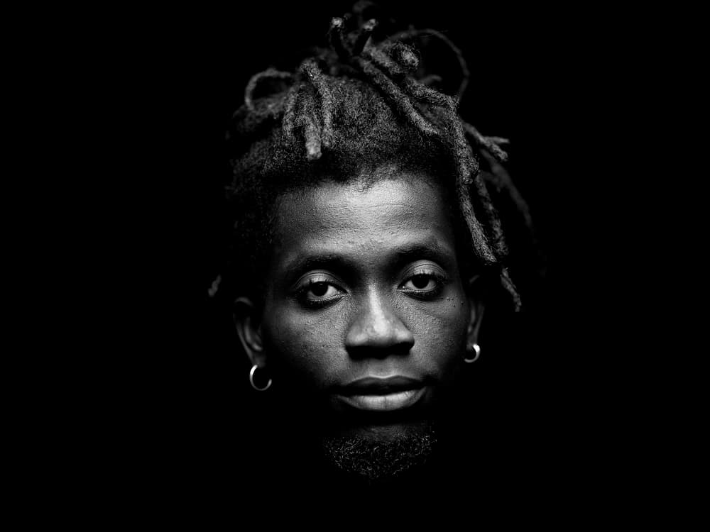 Intense Dreadlock Portrait by Giacomo Bruno — canvas wall art