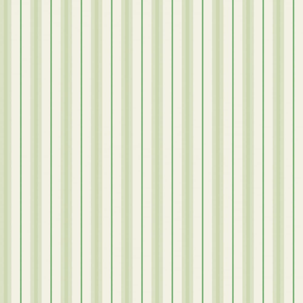 Soft Green Stripes by Annick — canvas wall art