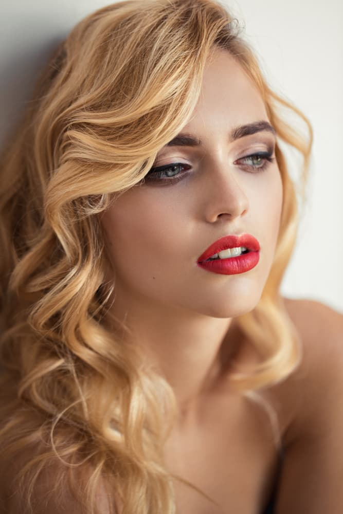 Classic Blonde Elegance by Alexandr Sutula — canvas wall art