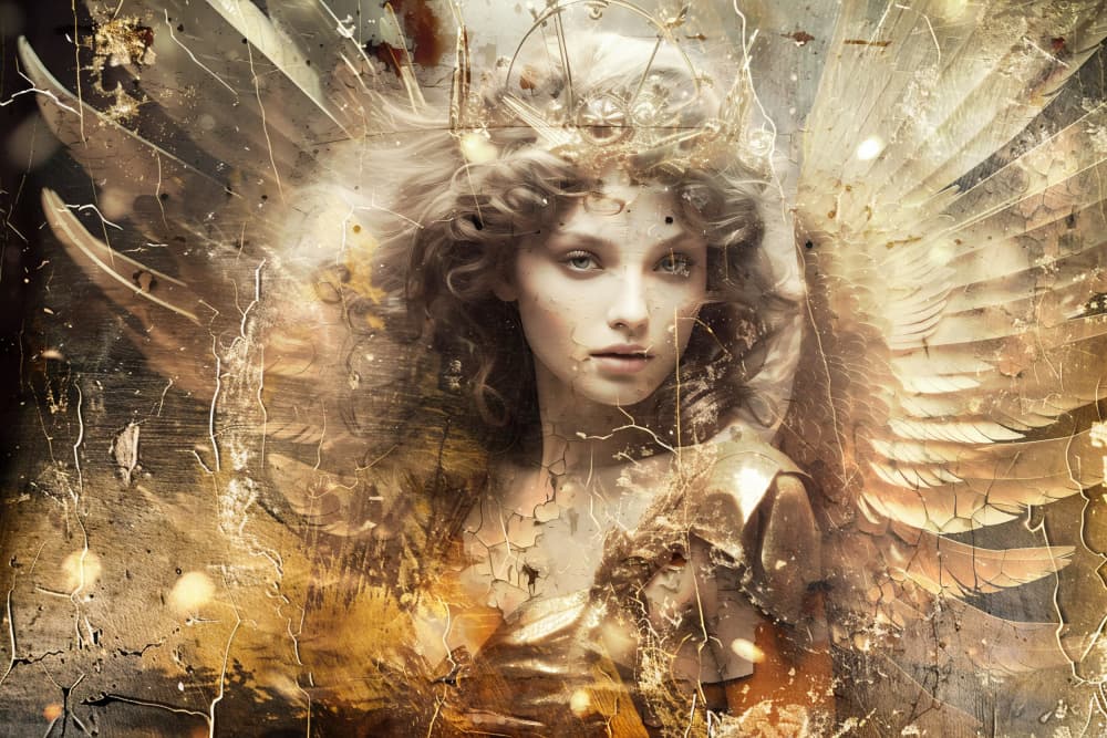 29a75 Womangold14ar1 by Rafal Kulik — canvas wall art