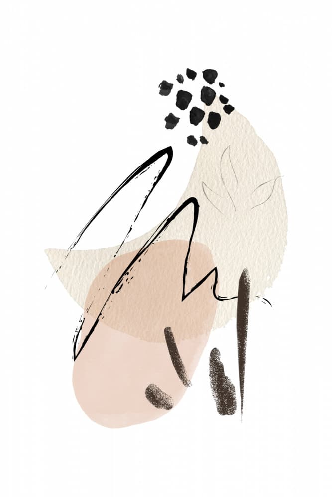 Organic Abstract Forms by Sally Ann Moss — canvas wall art