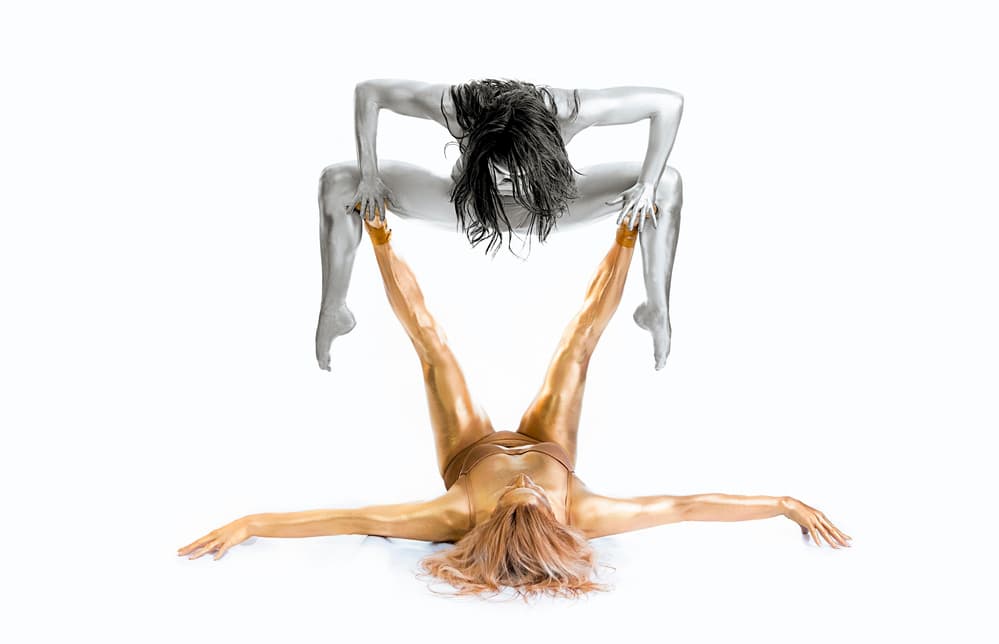 Golden Duality Balance by Howard Ashton-Jones — canvas wall art