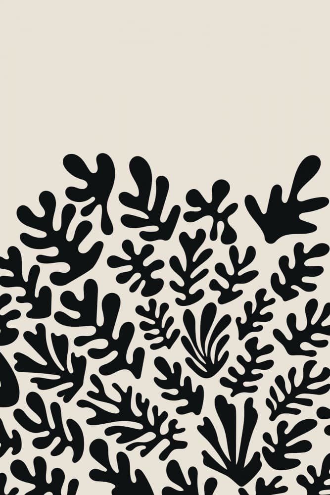 Abstract Botanical Shapes by jay stanley — canvas wall art