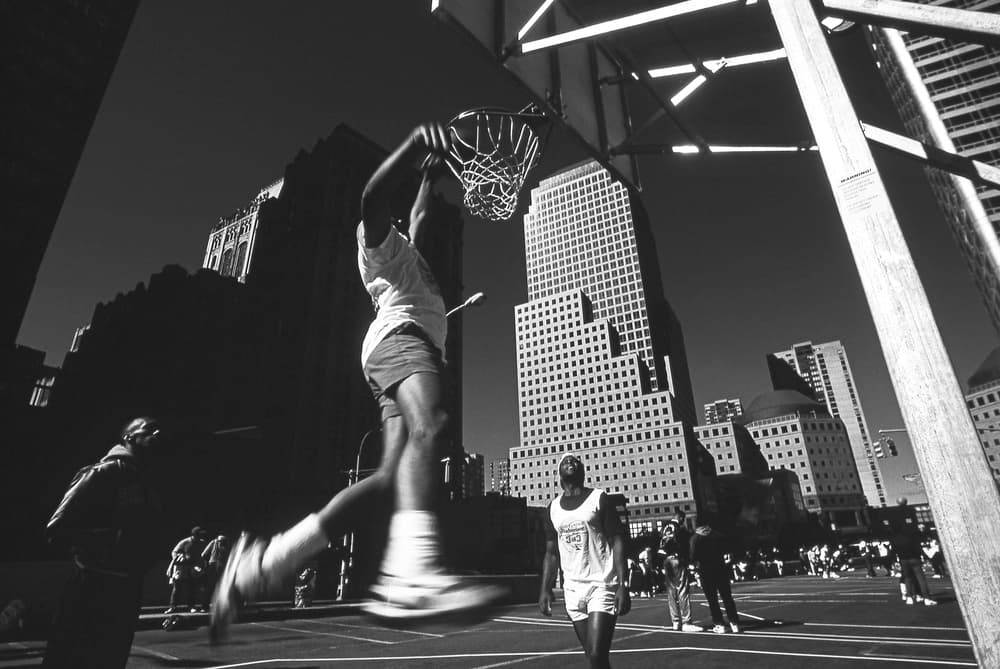 Dynamic City Dunk by Dieter Matthes — canvas wall art