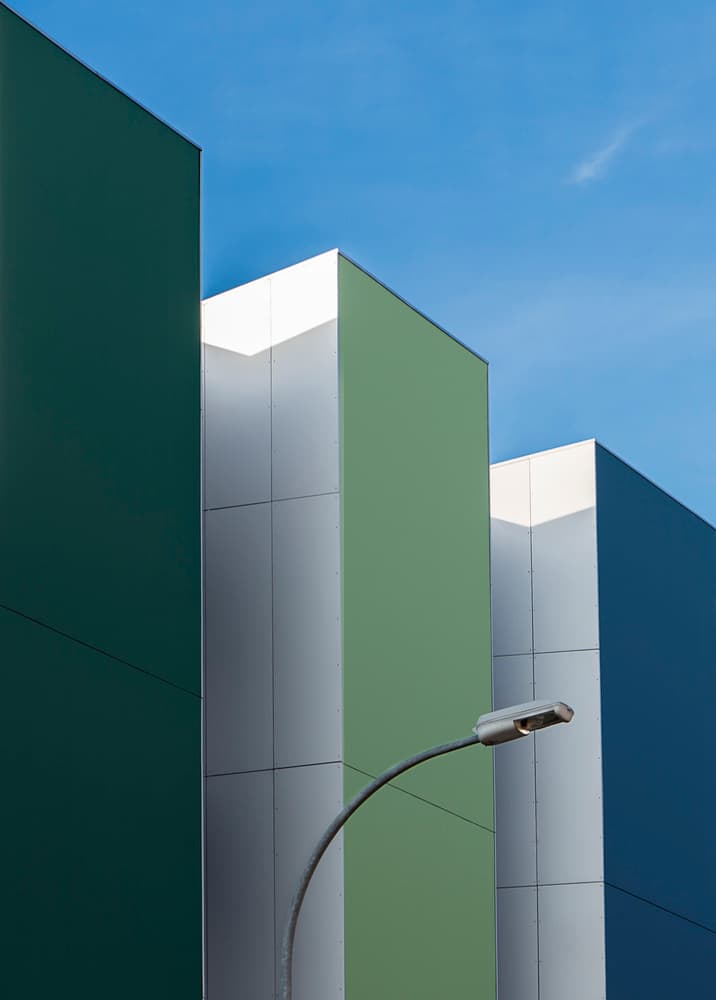 Modern Geometric Facades by Carlos Pardo — canvas wall art
