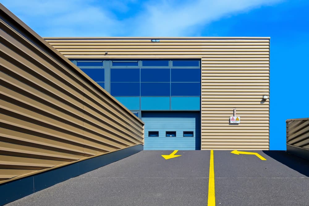 Modern Building Entrance by wiebe wilbers — canvas wall art