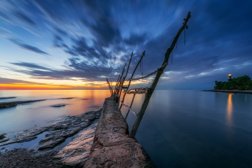 Twilight Pier Sunset by Mariusz Guc — canvas wall art