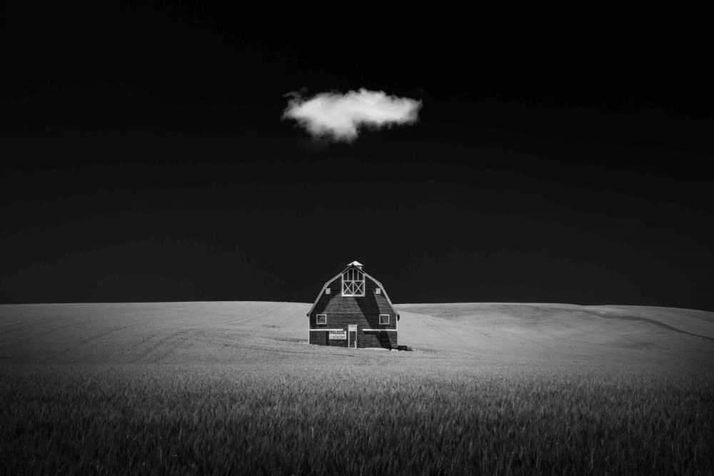 Solitary Barn Cloud by Tony Xu — canvas wall art