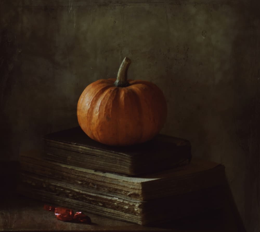 Rustic Pumpkin Still Life by Delphine Devos — canvas wall art