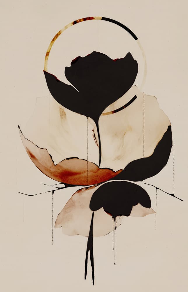 Halo Flowers No 5 by Treechild — canvas wall art