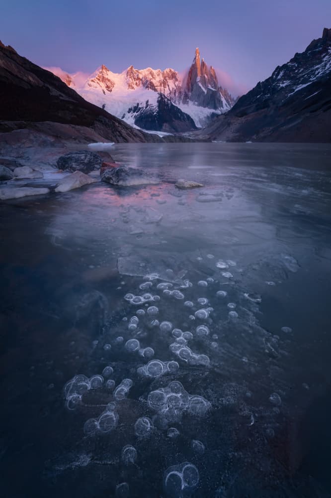 Cerro Torre Ice Bubbles by Yongnan Li （李永男） — canvas wall art