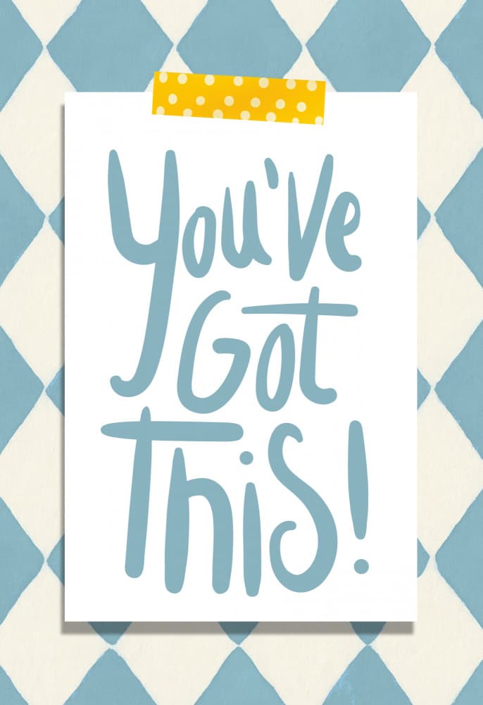 You've Got This Note by Marja van den Hurk — canvas wall art