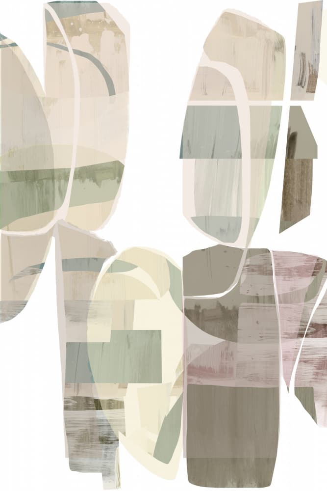 Soft Abstract Shapes by cartissi — canvas wall art