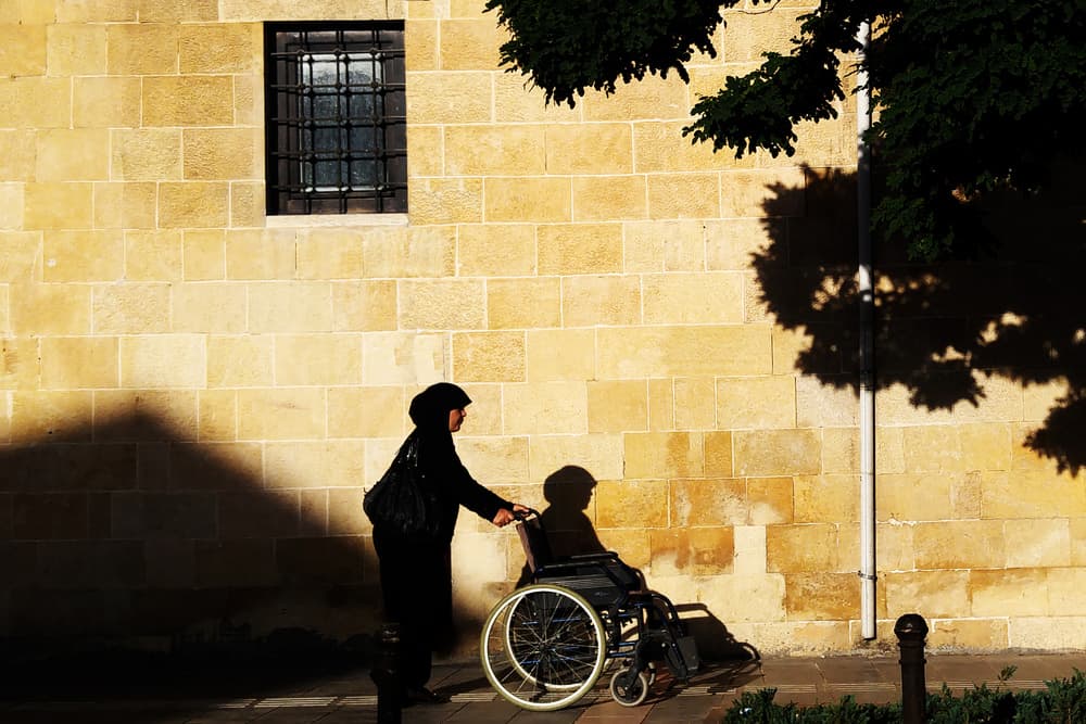 Care in Silhouette by Murat YILMAZ — canvas wall art
