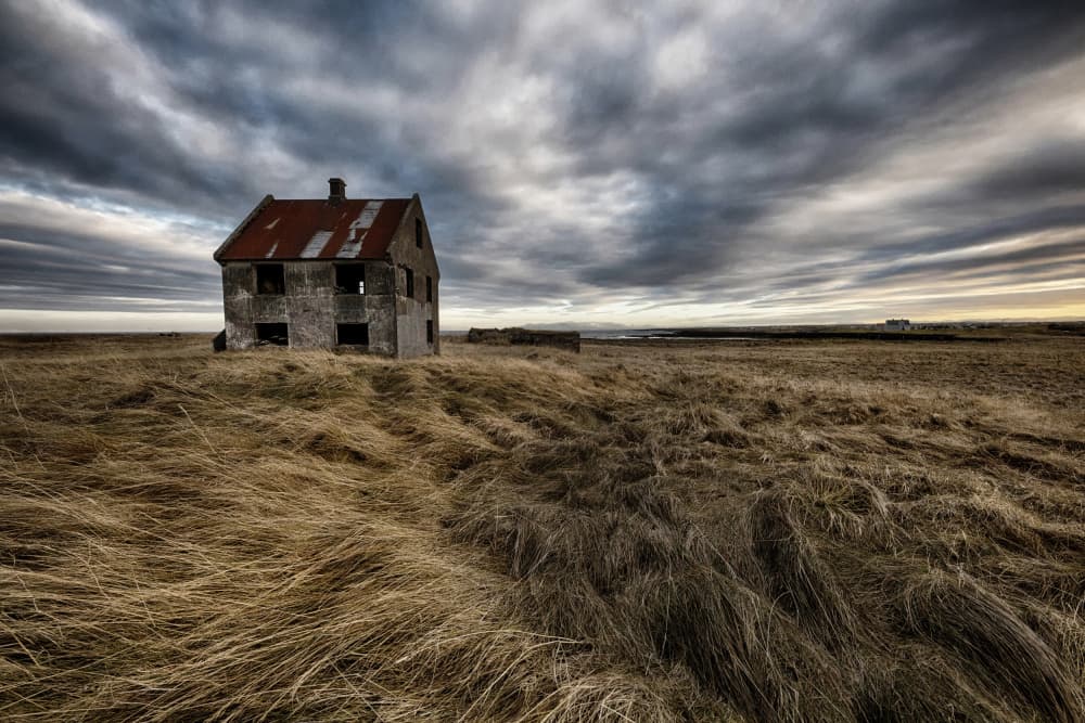 Abandoned House Field by Þorsteinn H. Ingibergsson — canvas wall art