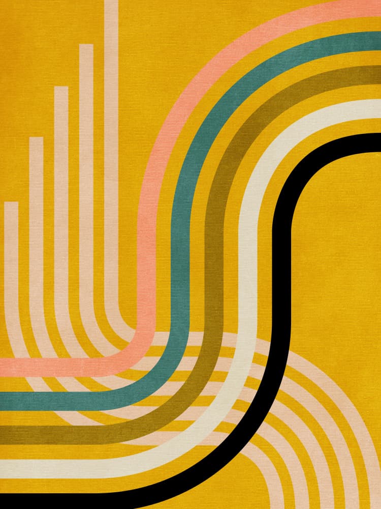 Rainbow Suns 9 Kopie by Ana Rut Bre — canvas wall art