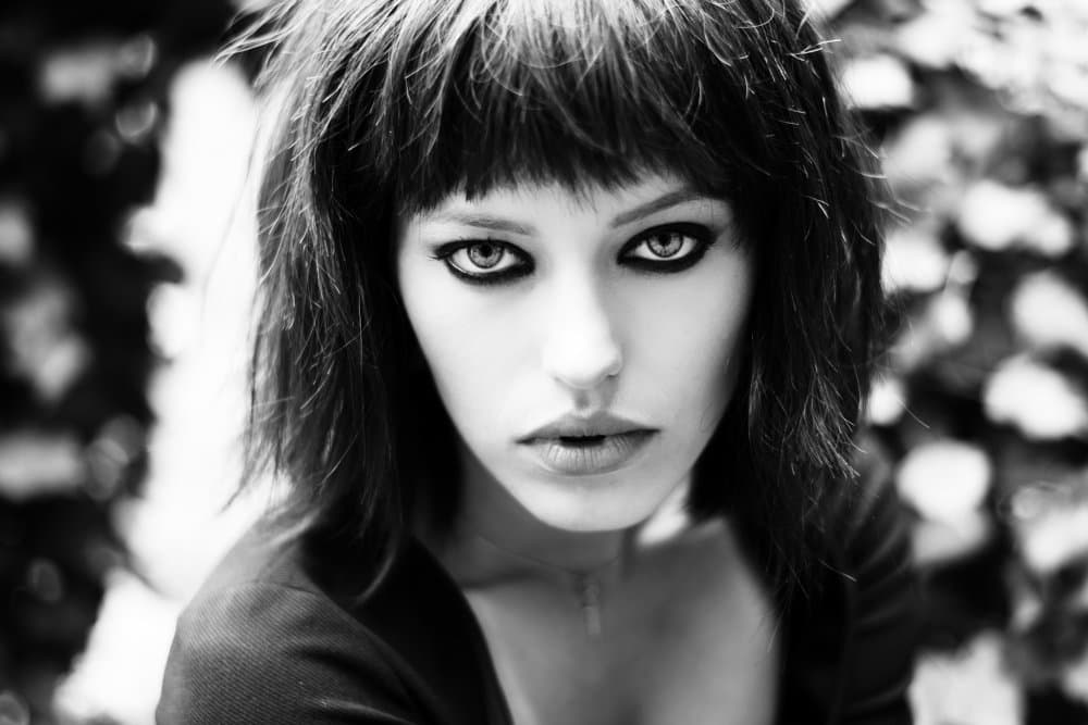 Intense Female Gaze by Andrea Ventura — canvas wall art