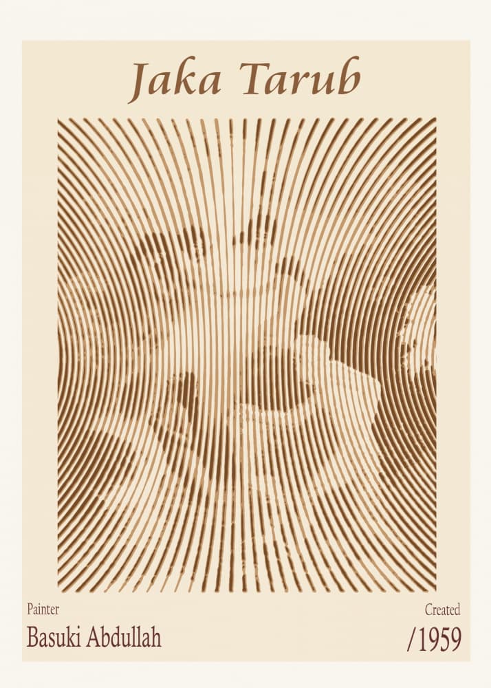 Vintage Line Portrait by Doa Project — canvas wall art