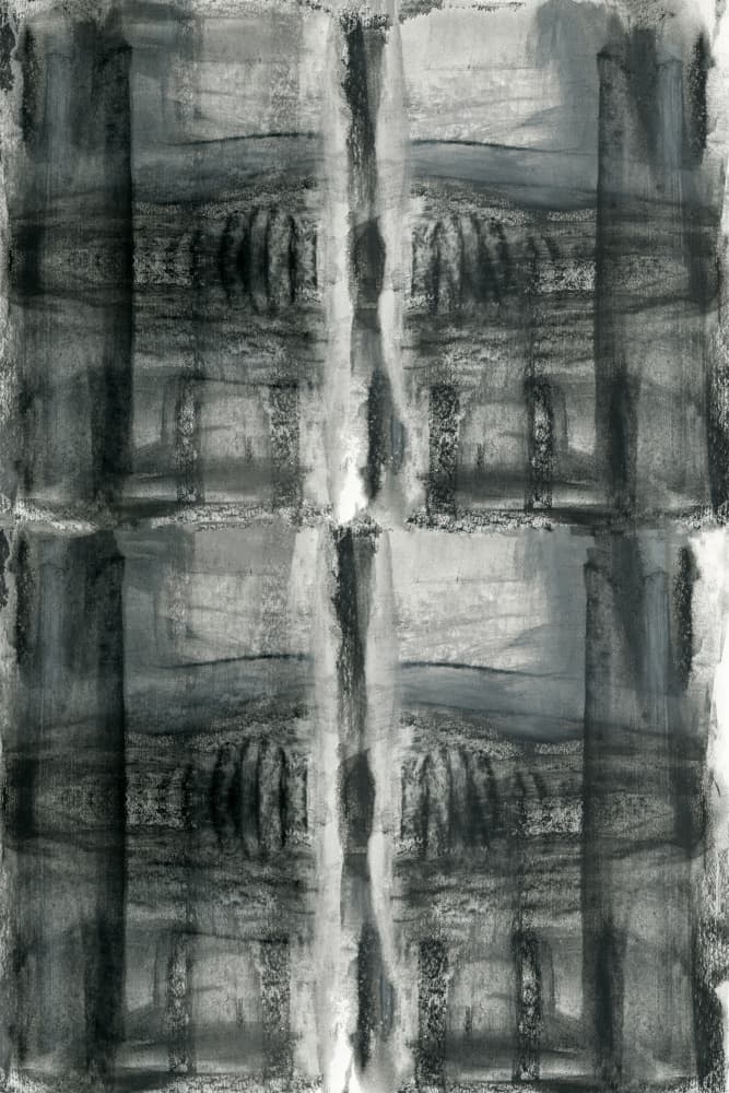 Moody Architectural Symmetry by cartissi — canvas wall art