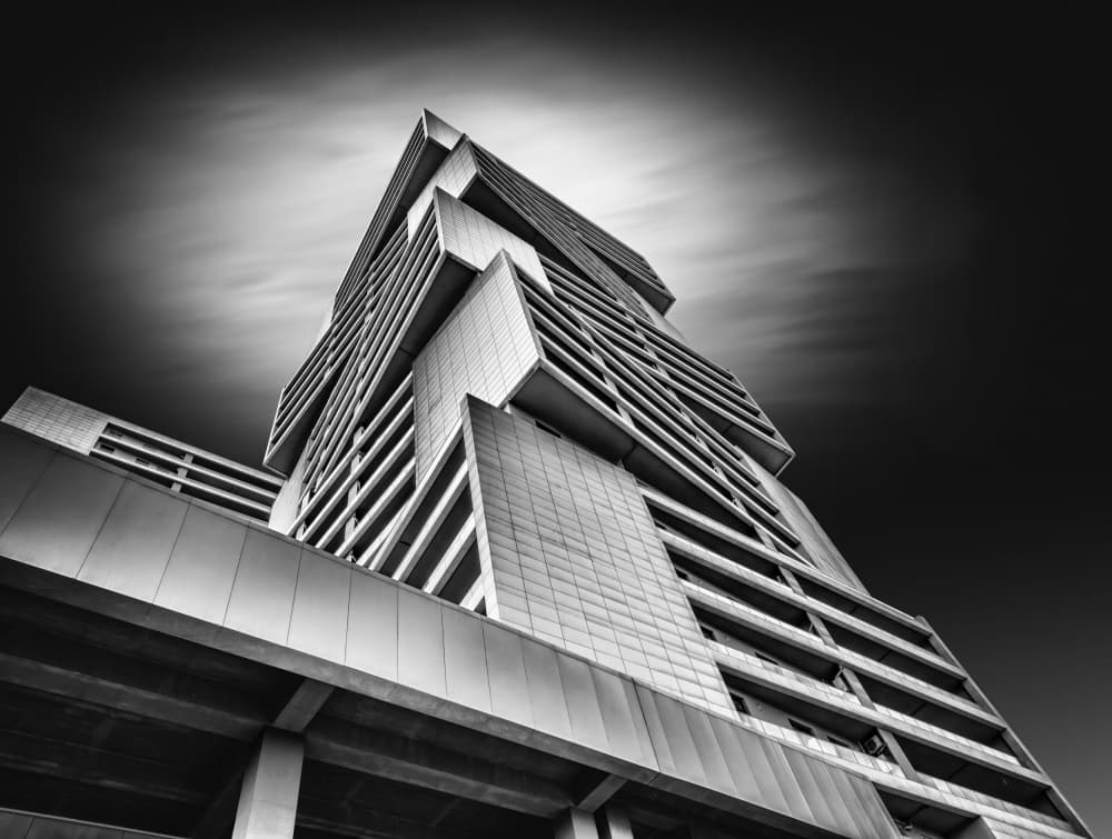 Modern Skyscraper Ascent by Antoni Figueras — canvas wall art
