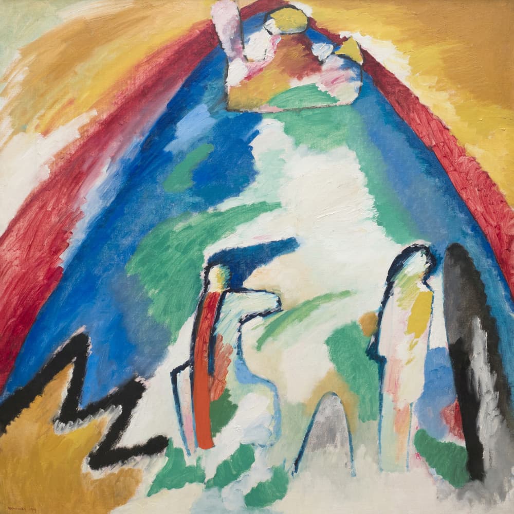 Mountain by Wassily Kandinsky — canvas wall art