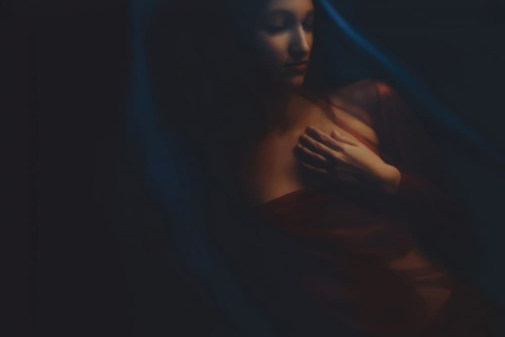 Sensual Red Glow by Giuseppe Satriani — canvas wall art
