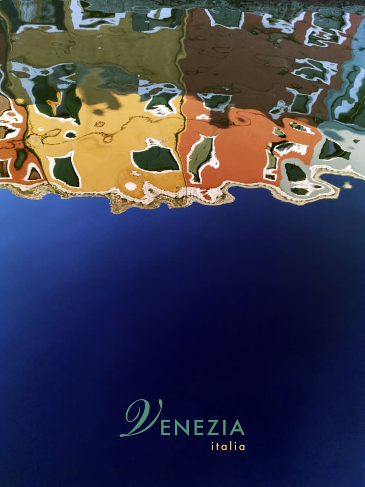 Colorful Venice Reflections by Angelo Cerantola — canvas wall art