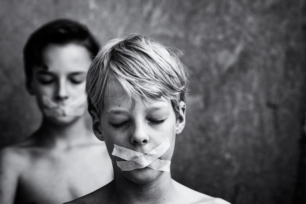 Silent Young Boys by Mirjam Delrue — canvas wall art