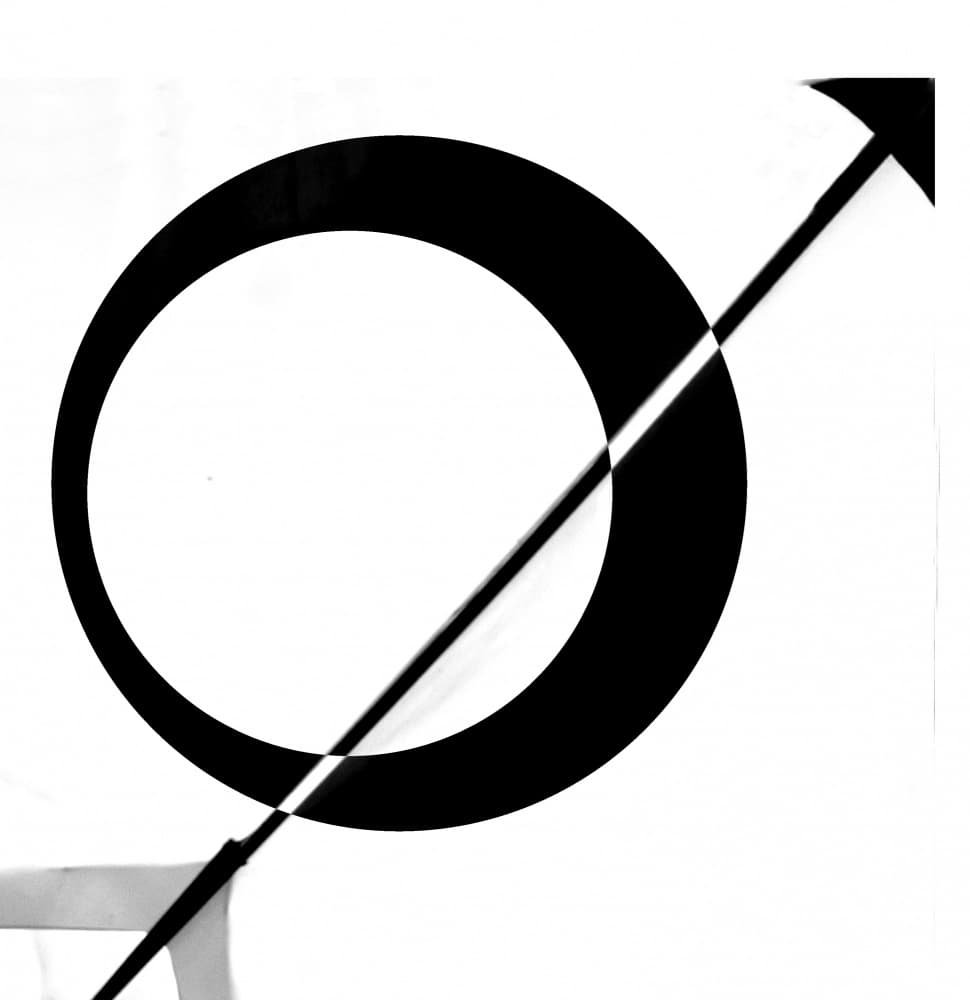 Abstract Gender Symbol by Dorothee Lieb — canvas wall art