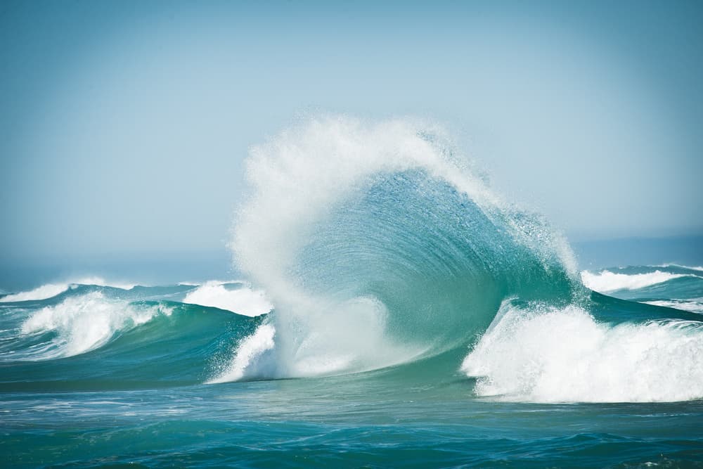 Crashing Ocean Wave by Robert Steinkopff — canvas wall art