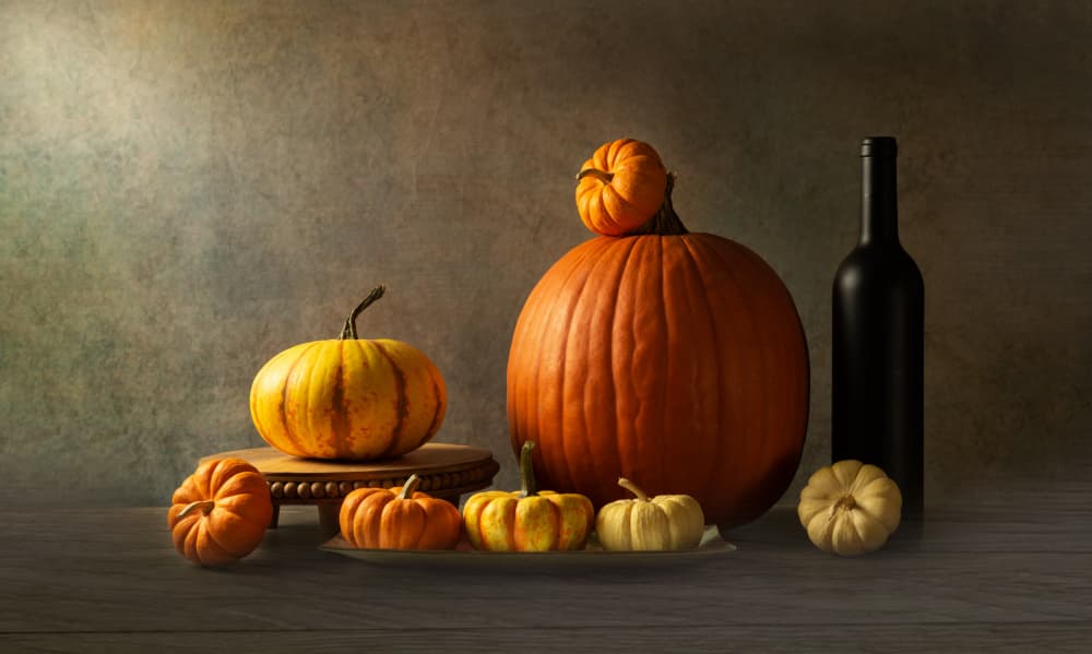 Autumn Harvest Pumpkins by Rong Wei — canvas wall art