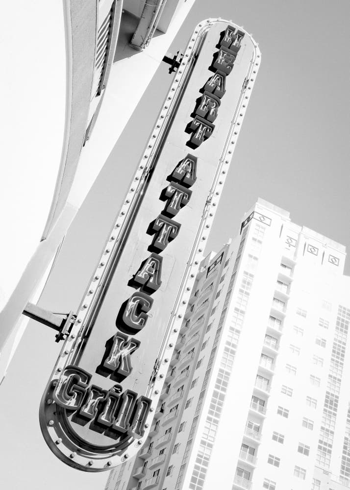 Retro Urban Grill Sign by Pictufy Studio III — canvas wall art