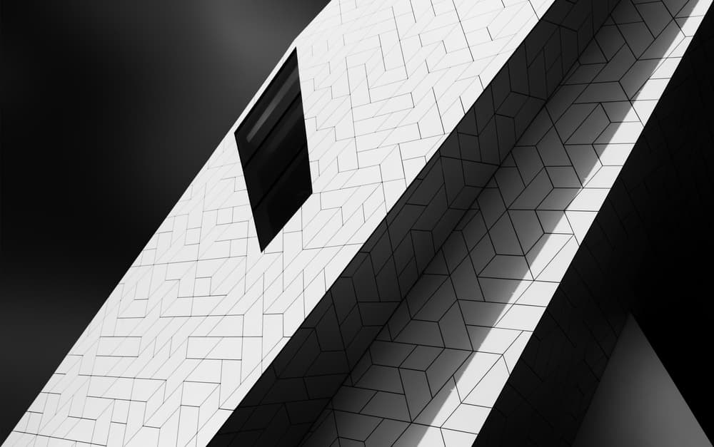 Modern Geometric Architecture by Jeroen van de Wiel — canvas wall art