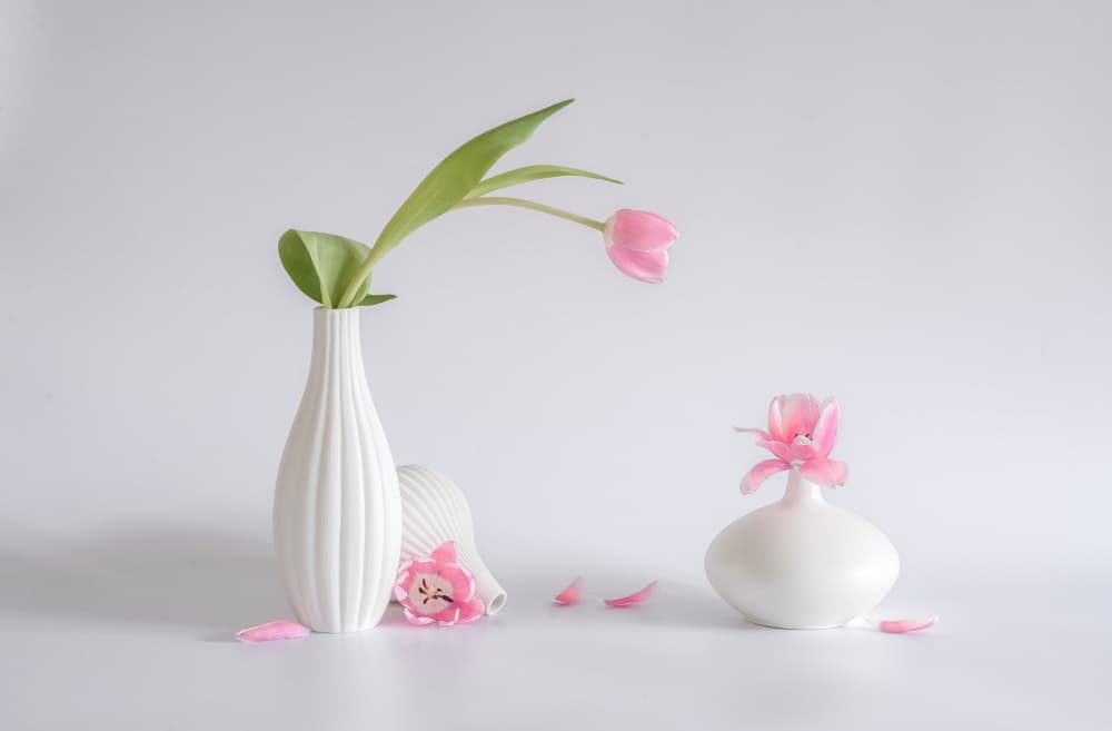 Soft Pink Tulip Arrangement by Alice Sheng — canvas wall art