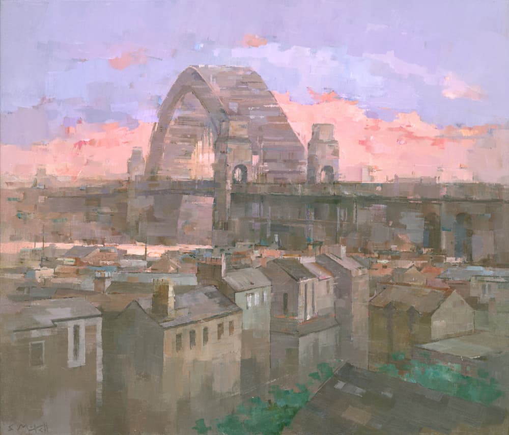 Sydney Bridge Twilight by Steve Mitchell — canvas wall art