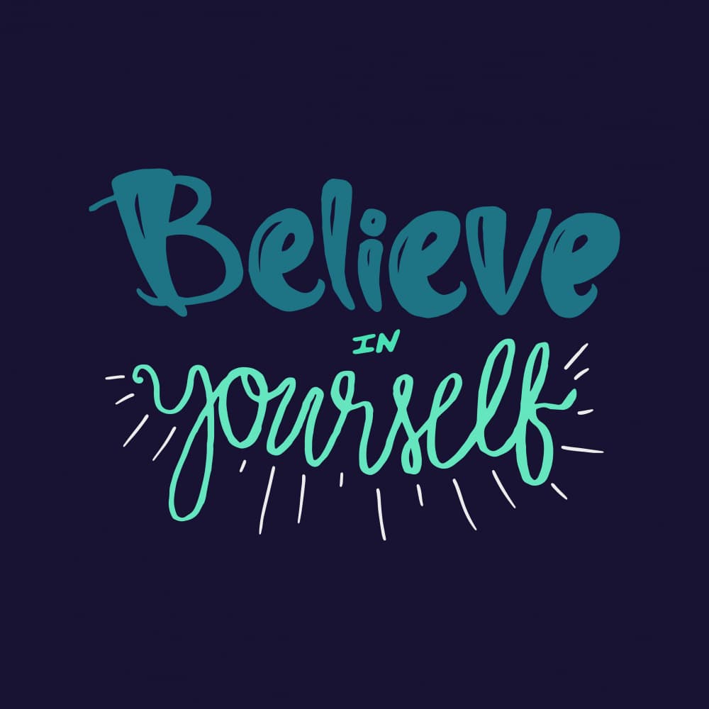 Believe In Yourself by Marika Barsrsind — canvas wall art