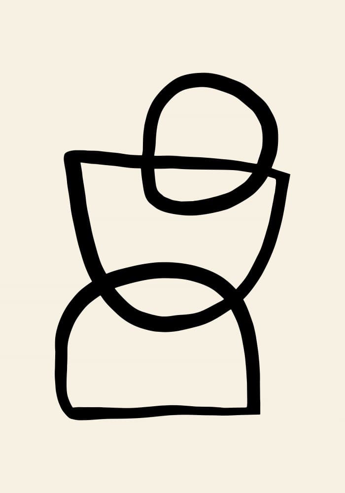 Organic Abstract Shapes by Pictufy Studio — canvas wall art