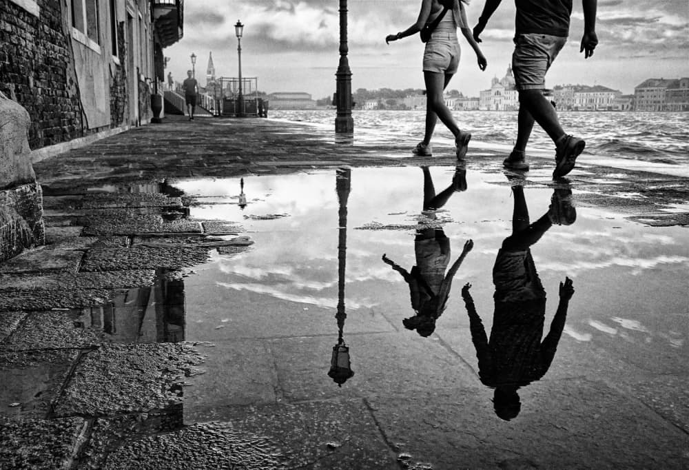 Venice Street Reflections by Tommaso Pessotto — canvas wall art