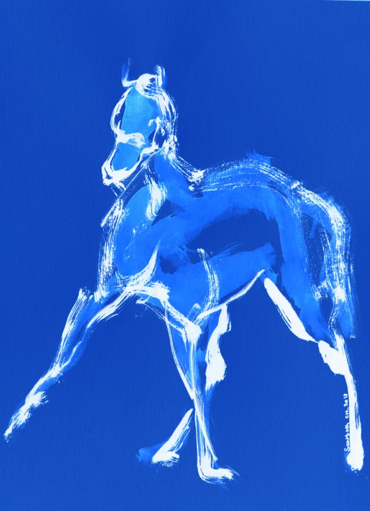 Horse Art 10 by Santhosh ch — canvas wall art