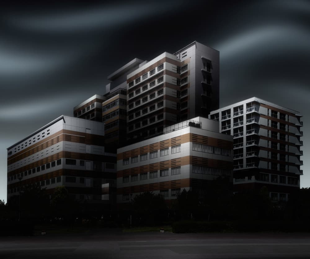 Dramatic Urban Architecture by Amatou T — canvas wall art