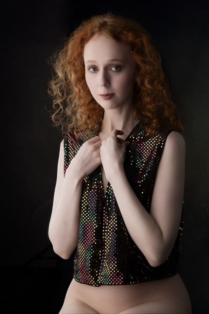 Sparkling Redhead Gaze by Jan Slotboom — canvas wall art