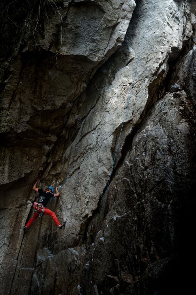 Focused Climber Ascent by Leonardo Iezzi — canvas wall art